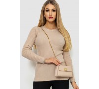 Кофта женская однотонная, цвет бежевый, 244R2031