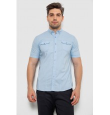 Сорочка чоловіча однотонна, колір блакитний, 214R6917-2