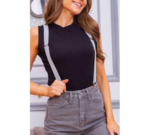 Женские подтяжки для штанов, серого цвета, 196R25Y01-1