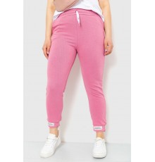 Спорт штани жіночі демісезонні, колір рожевий, 226R027