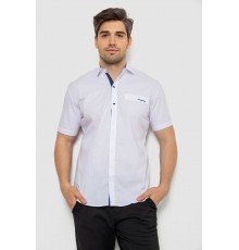 Рубашка мужская однотонная, цвет белый, 214R7118