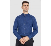 Сорочка чоловіча повсякденна, колір синій, 247R406