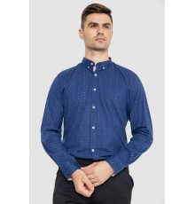 Сорочка чоловіча повсякденна, колір синій, 247R406