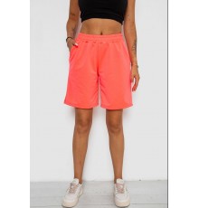 Шорти жіночі однотонні, колір кораловий, 238R57820