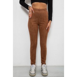 Лосины однотонные, цвет коричневый, 257R2045