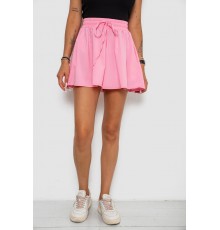 Шорти-спідниця однотонні, колір рожевий, 102R5256