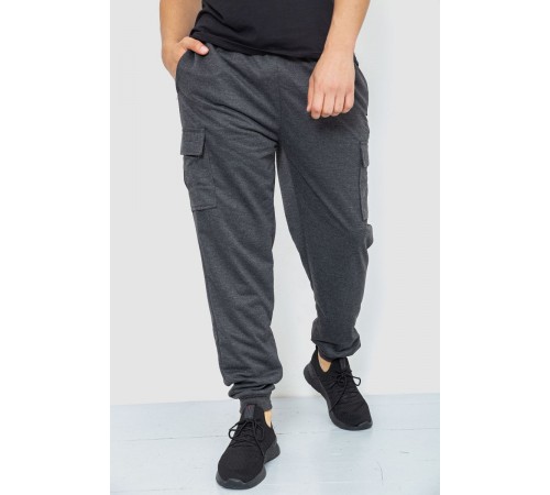 Спортивні штани чоловічі, колір темно-сірий, 244R41206