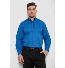 Сорочка чоловіча з принтом, колір синій, 214R16111-1