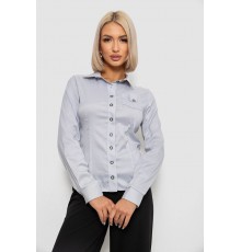 Сорочка класична в смужку, колір світло-сірий, 230R644