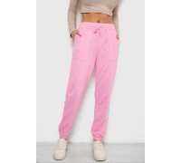 Спортивные штаны женские, цвет розовый, 238RJH015