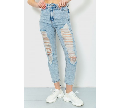 Джинси жіночі MOM, колір блакитний, 164R5570
