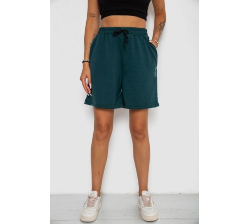 Шорти жіночі з принтом, колір зелений, 238R130