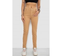 Джинси жіночі, колір бежевий, 182R1633