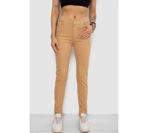 Джинси жіночі, колір бежевий, 182R1633