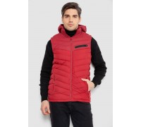 Жилетка чоловіча демісезонна, колір бордовий, 244R777