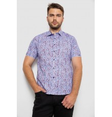 Сорочка чоловіча з принтом, колір бузковий, 214R6917-8