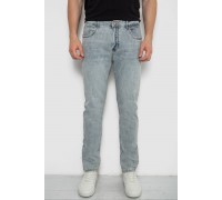 Джинсы мужские прямые, цвет серый, 244R091220-1