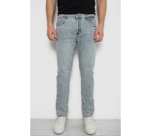 Джинси чоловічі прямі, колір сірий, 244R091220-1