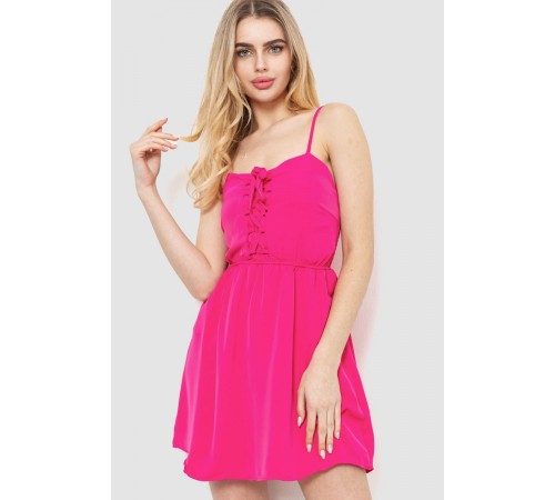 Сарафан-комбинезон однотонный, цвет розовый, 129R1047-1