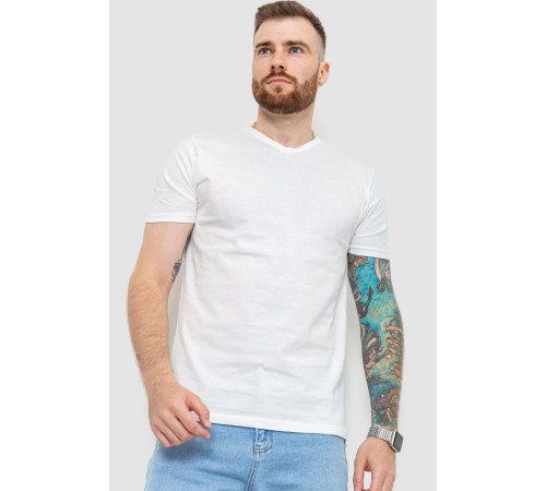 Футболка чоловіча базова, колір молочний, 208R2165