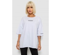 Футболка жіноча з принтом, колір білий, 244R2019