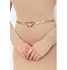 Ремінь-ланцюжок жіночий, колір золотистий, 196R10U13W1-3