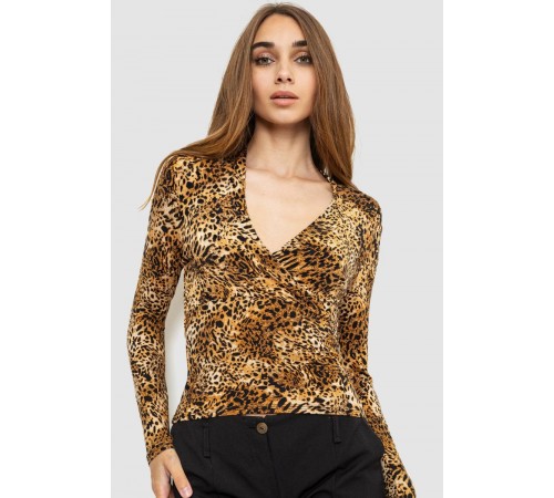 Блуза, цвет леопардовый, 186R235