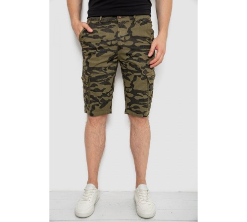 Шорты мужские милитари, цвет милитари, 244R108-10