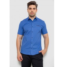 Сорочка чоловіча з принтом, колір електрик, 214R7143