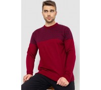 Светр чоловічий, колір бордово-синій, 161R898