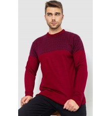 Светр чоловічий, колір бордово-синій, 161R898