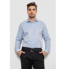 Сорочка чоловіча з довгим рукавом, колір блакитний, 214R836