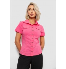 Сорочка жіноча однотонна, колір рожевий, 230R068-11