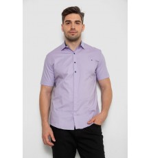 Сорочка чоловіча однотонна, колір бузковий, 214R7117