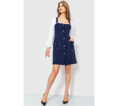 Сарафан жіночий, колір темно-синій, 230R107-4