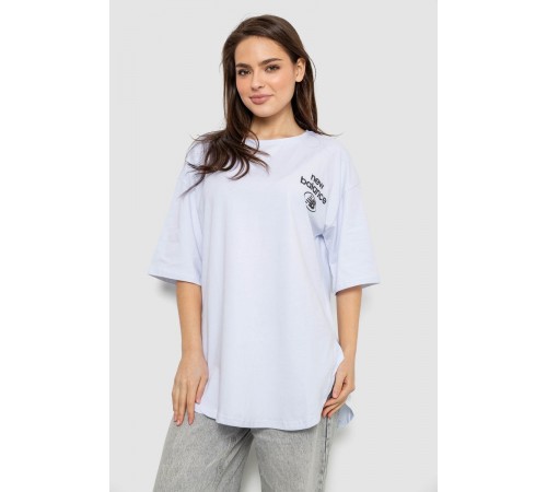 Футболка женская с принтом, цвет белый, 244R2030