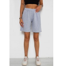 Шорти жіночі однотонні, колір сірий, 238R57820