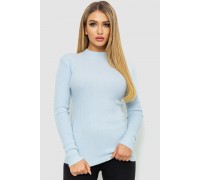 Кофта женская однотонная базовая, цвет светло-голубой, 244R2032