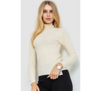 Гольф женский однотонный, цвет кремовый, 204R052