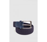 Ремінь чоловічий, колір темно-синій, 196R35T1W21