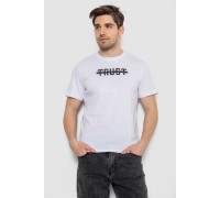 Футболка чоловіча з принтом, колір білий, 241R1902