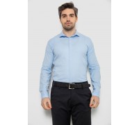 Сорочка чоловіча однотонна, колір блакитний, 186R2100