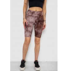 Велотреки жіночі в рубчик, колір коричневий, 238R58193