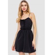 Сарафан-комбінезон однотонний, колір чорний, 129R1047-1