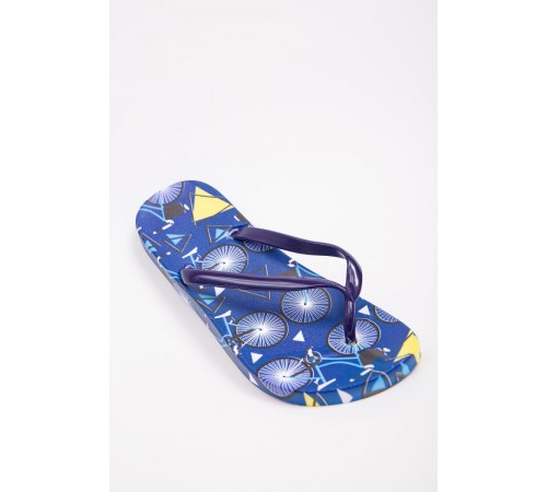 Жіночі пляжні в'єтнамки, синього кольору, 190RY-1