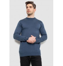 Светр чоловічий однотонний, колір синій, 161R1770-1