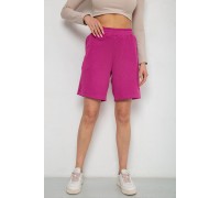 Шорти жіночі в рубчик, колір фуксія, 238R110