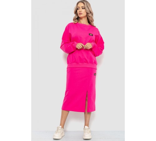 Костюм женский повседневный, цвет розовый, 115R0517