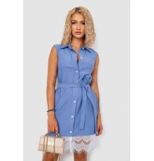 Сукня на ґудзиках, колір джинс, 102R388