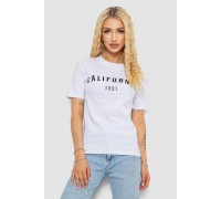 Футболка жіноча з принтом 241R130, колір білий, 241R131